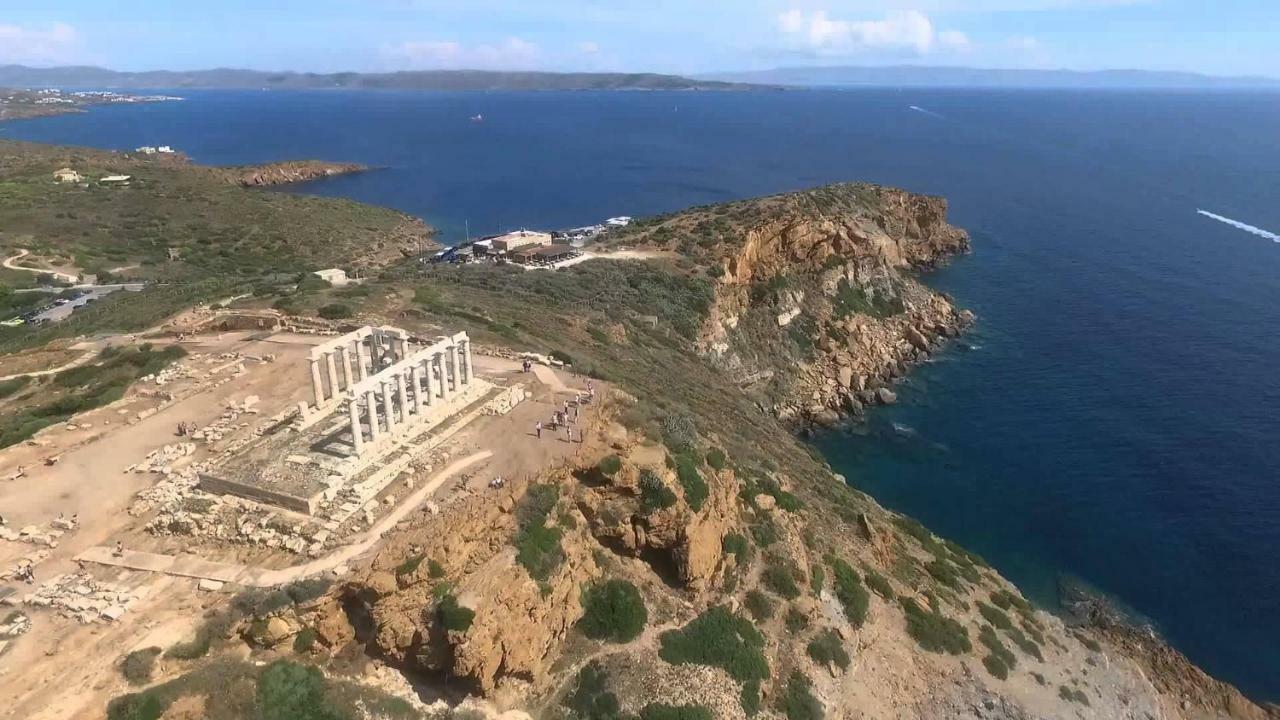 Sandra'S Sea View At Sounio Sounion Dış mekan fotoğraf